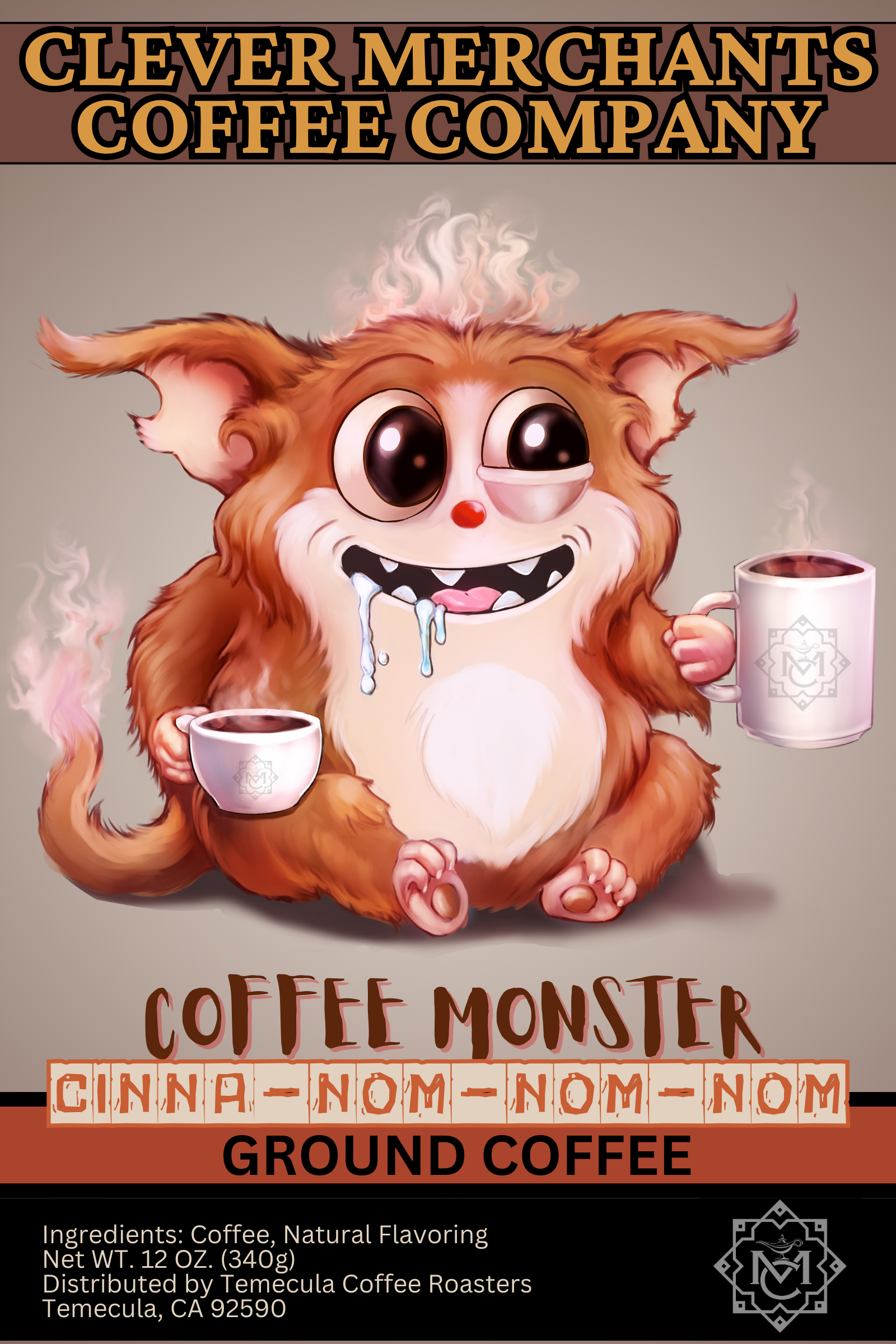 Coffee Monster Cinna nom | Coffee Monster Cinna | The Clever Merchants