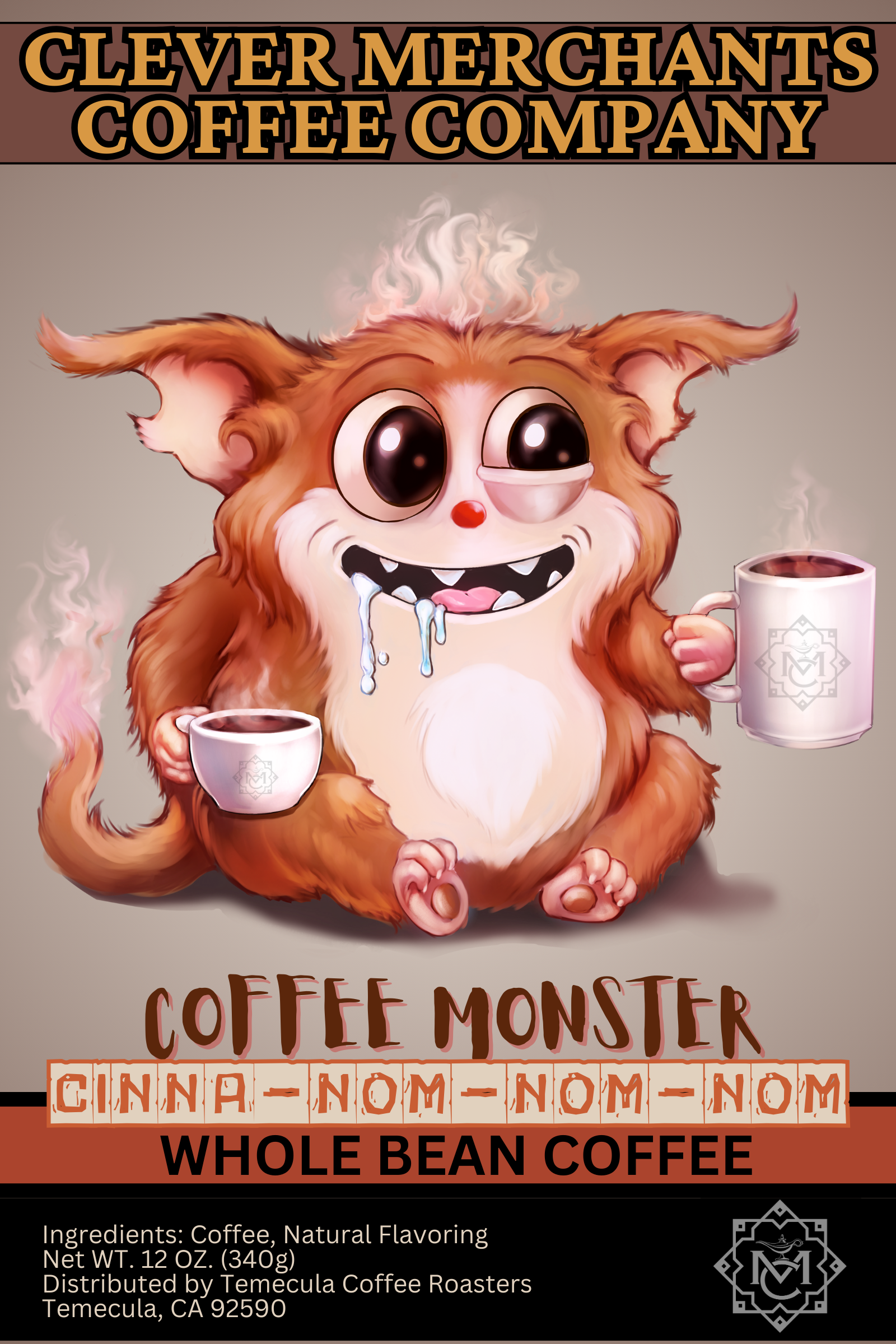 Coffee Monster Cinna nom | Coffee Monster Cinna | The Clever Merchants