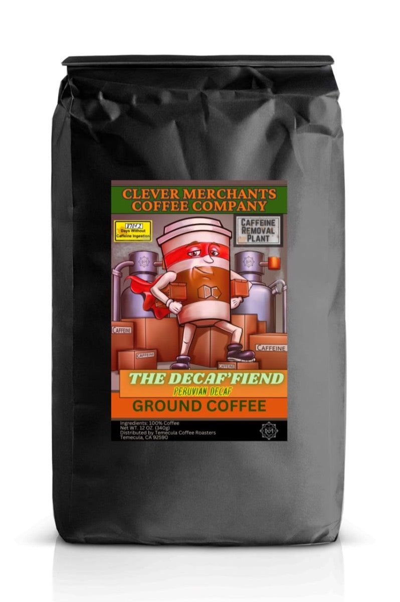 THE DECAF'FIEND Coffee | Premium Decaf Blend | The Clever Merchants