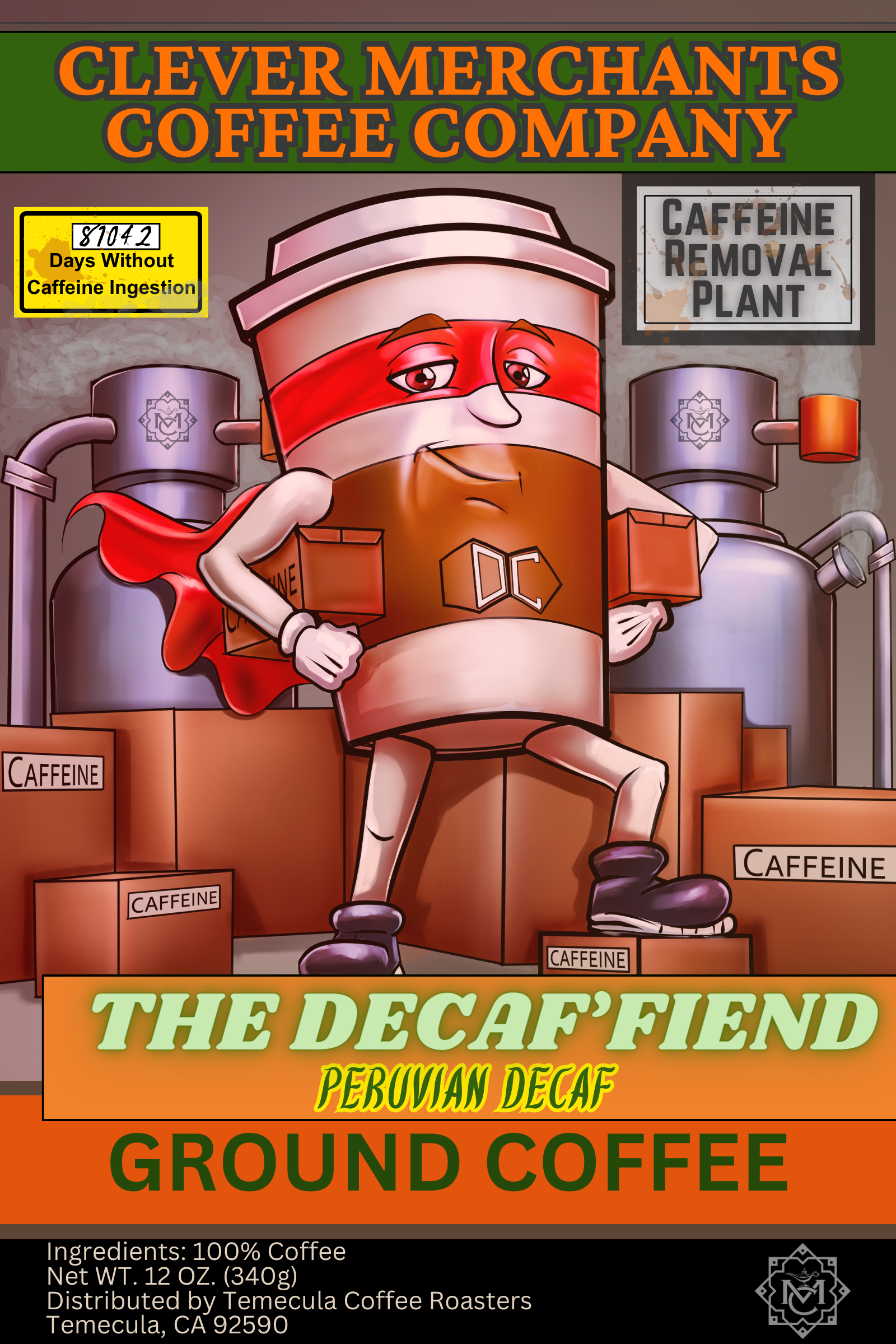 THE DECAF'FIEND Coffee | Premium Decaf Blend | The Clever Merchants